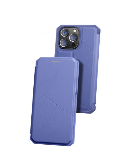 DUX DUCIS Skin X Bookcase type case for iPhone 13 Pro Max blue