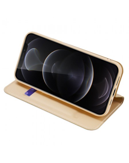 Dux Ducis Skin Pro Bookcase type case for iPhone 13 Pro Max golden