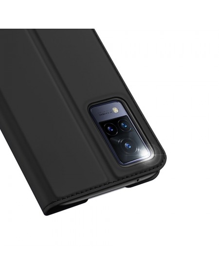 Dux Ducis Skin Pro Bookcase type case for Vivo V21 5G black