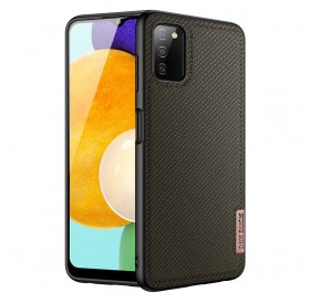 Dux Ducis Fino case covered with nylon material for Samsung Galaxy A03s green