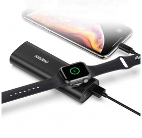 Choetech 5000mAh USB 2.1A / Qi MFI Wireless Charger for Apple Watch Black (T315)