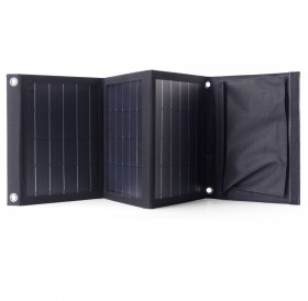 Choetech solar tourist charger 22W foldable solar charger 2x USB black (SC005)