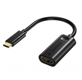 Choetech unidirectional cable adapter USB Type C Thunderbolt 3 (Male) to HDMI 2.0 4K@60Hz (female) black (HUB-H04BK)