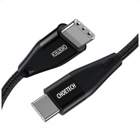 Choetech USB Type C - USB Type C cable Power Delivery 60W 2m black (XCC-1004-BK)
