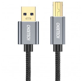 Choetech USB - USB Type B cable printer 3m black (AB0011-BK)
