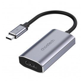 Choetech unidirectional cable adapter USB Type C (Male) to HDMI (Female) 8K@60Hz gray (HUB-H16)