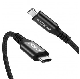 Choetech cable quick charge USB Type C - USB Type C 3.2 Gen 2 100W Power Delivery 2m black (XCC-1007)