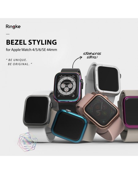 Ringke Bezel Styling case frame envelope ring Watch 6 / 5 / 4 (40mm) blue (Stainless Steel) (AW4-40-110)