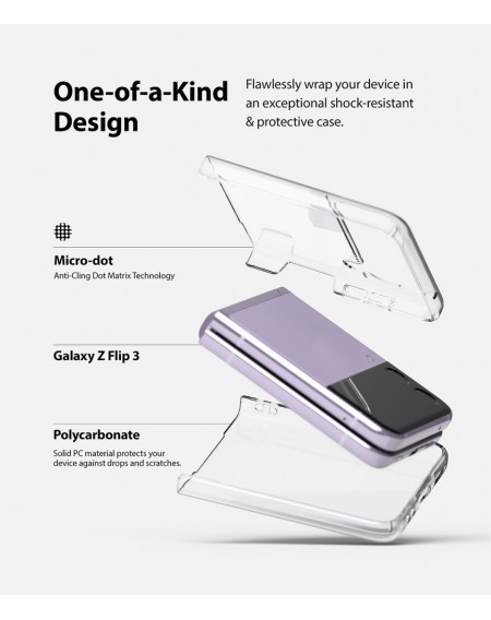 Ringke Slim Ultra-Thin Cover PC Case for Samsung Galaxy Z Flip 3 transparent (S534E52)