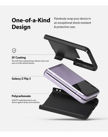 Ringke Slim Ultra-Thin TPU Cover for Samsung Galaxy Z Flip 3 black (S534E55)