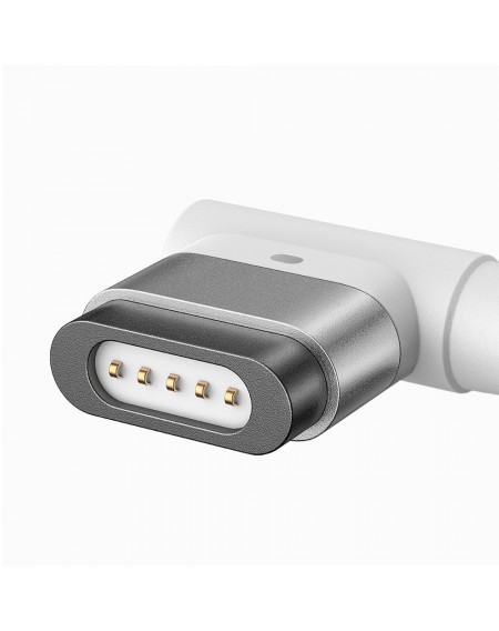 Baseus Zinc angular magnetic power cable for MacBook Power - USB Type C 60W 2m white L-shape (CATXC-W02)