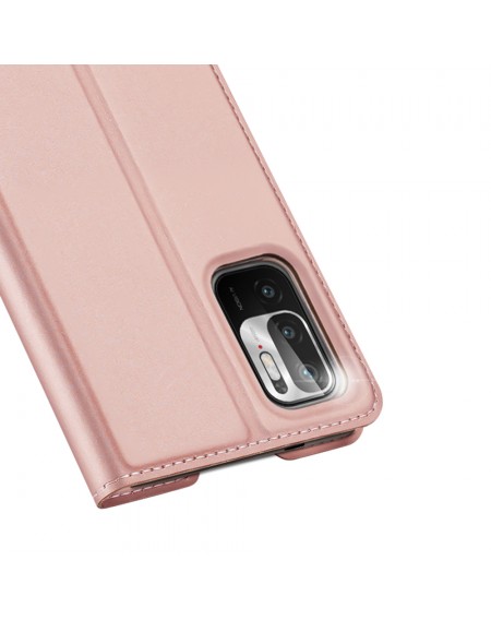 Dux Ducis Skin Pro Bookcase type case for Xiaomi Redmi Note 10 5G / Poco M3 Pro pink