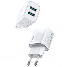 Joyroom charger 2x USB 2.1 A white (L-2A101)