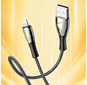 Joyroom Mermaid series USB - Lightning cable 2,4A 1,2m black (S-1230K6)