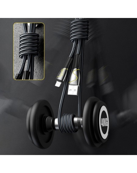 Joyroom Mermaid series USB - Lightning cable 2,4A 1,2m black (S-1230K6)