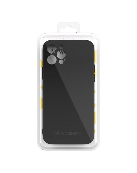 Wozinsky Color Case silicone flexible durable case iPhone 13 mini yellow