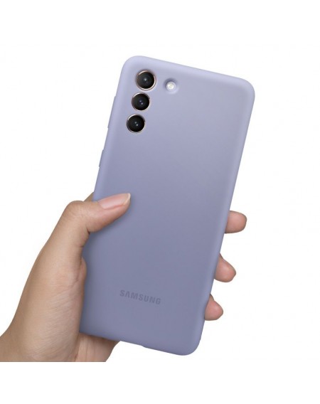 Samsung Silicone Cover Flexible Gel Case for Samsung Galaxy S21 FE grey (EF-PG990TBEGWW)