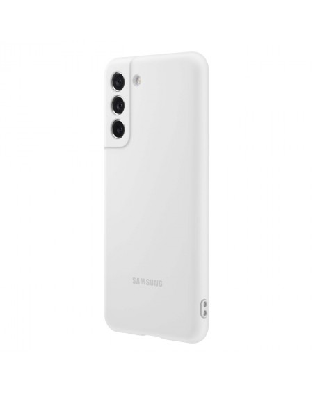 Samsung Silicone Cover Flexible Gel Case for Samsung Galaxy S21 FE white (EF-PG990TWEGWW)