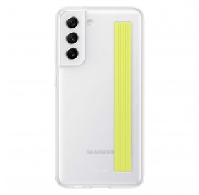Samsung clear strap cover case for samsung galaxy s21 fe white (ef-xg990cwegww)