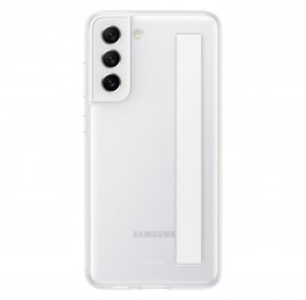 Samsung clear strap cover case for samsung galaxy s21 fe white (ef-xg990cwegww)