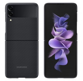 Samsung Aramid Cover case for Samsung Galaxy Z Flip 3 case carbon black (EF-XF711SBEGWW)