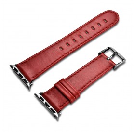 iCarer Leather Vintage wristband genuine leather strap for Watch 3 42mm / Watch 2 42mm / Watch 1 42mm red (RIW118-RD)