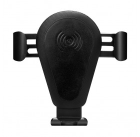 iCarer wireless car Qi charger 10W air vent gravity car mount black (IWXC004-BK)