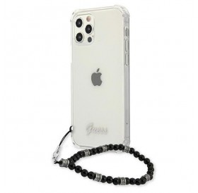 Guess GUHCP12LKPSBK iPhone 12 Pro Max 6,7"  Transparent hardcase Black Pearl