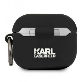 Karl Lagerfeld KLACA3SILCHBK AirPods 3 cover czarny/black Silicone Choupette