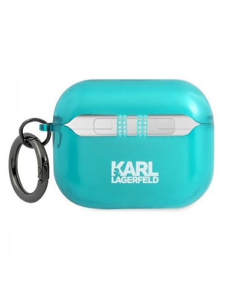 Karl Lagerfeld KLAPUCHFL AirPods Pro cover niebieski/blue Choupette