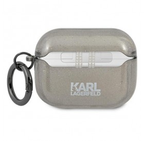 Karl Lagerfeld KLAPUCHGK AirPods Pro cover czarny/black Glitter Choupette