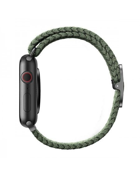 Uniq strap Aspen Apple Watch 44/42 / 45mm Series 4/5/6/7/8 / SE / SE2 Braided green / cypress green