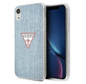 Guess GUHCI61PCUJULLB iPhone Xr niebieski/light blue hardcase Jeans Collection