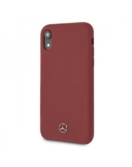 Mercedes MEHCI61SILRE iPhone Xr czerwony/red hardcase Silicone Line