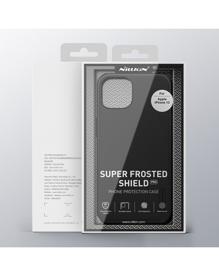 Nillkin Super Frosted Shield Pro durable case cover iPhone 13 blue