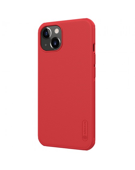 Nillkin Super Frosted Shield Pro Case durable for iPhone 13 red