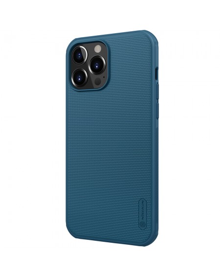 Nillkin Super Frosted Shield Pro Case durable for iPhone 13 Pro blue