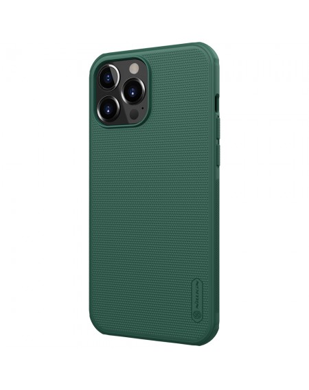Nillkin Super Frosted Shield Pro Case durable for iPhone 13 Pro Max green