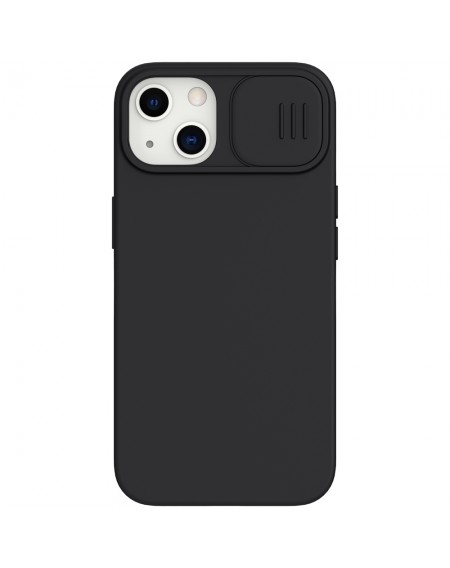 Nillkin CamShield Silky Silicone Case cover with camera cover for iPhone 13 black
