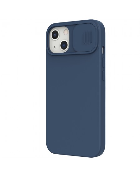 Nillkin CamShield Silky Silicone Case cover with camera cover for iPhone 13 blue