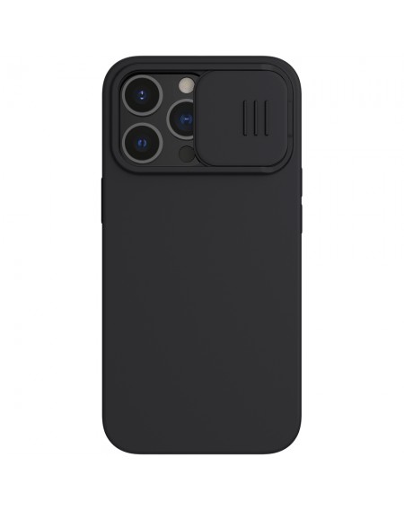 Nillkin CamShield Silky Silicone Case cover with camera cover for iPhone 13 Pro black