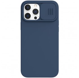Nillkin CamShield Silky Silicone Case cover with camera cover for iPhone 13 Pro Max blue