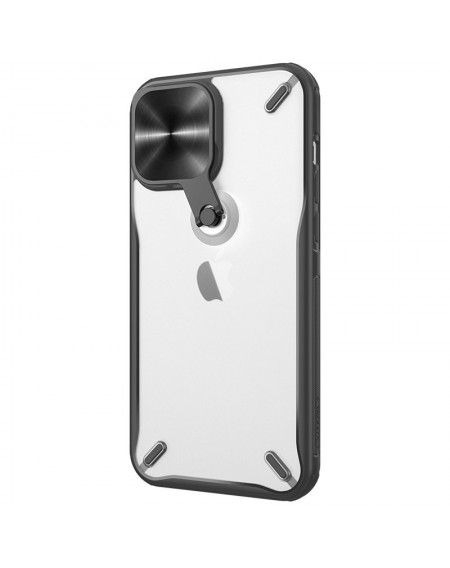 Nillkin Cyclops Case Durable case with a camera cover and a foldable stand for iPhone 13 Pro black