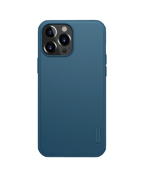 Nillkin Super Frosted Shield Case + kickstand for iPhone 13 Pro Max blue