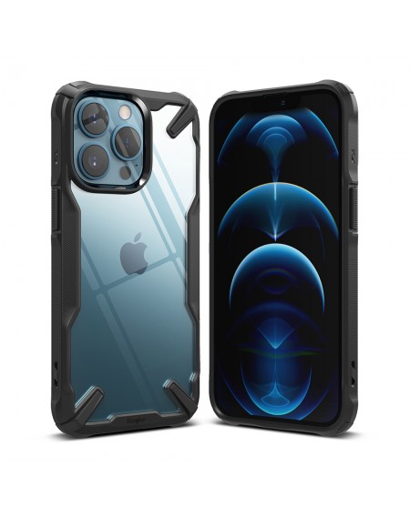 Ringke Fusion X durable PC Case with TPU Bumper for iPhone 13 Pro black (FX550E55)