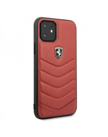 Ferrari FEHQUHCN61RE iPhone 11 6,1" / Xr czerwony/red hardcase Off Track Quilted