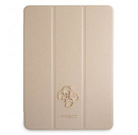 Guess GUIC11PUSASGO iPad 11" 2021 Book Cover złoty/gold Saffiano Collection