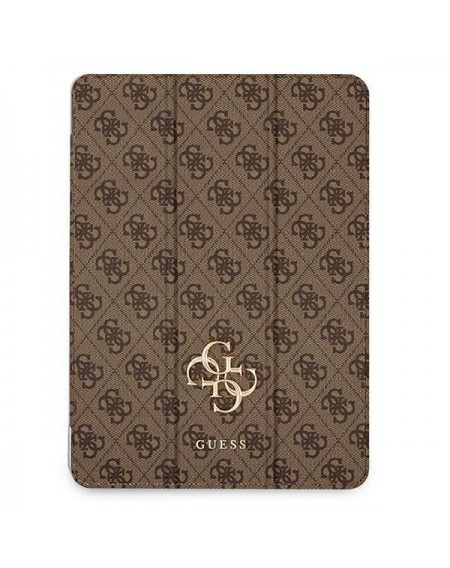 Guess GUIC12G4GFBR iPad 12,9" 2021 Book Cover brąz/brown 4G Collection