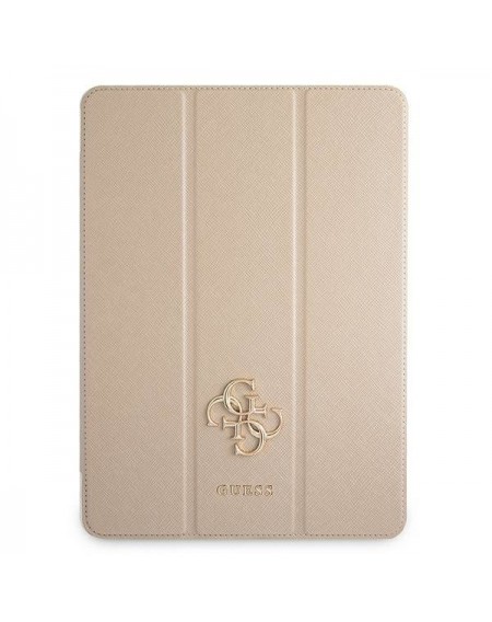 Guess GUIC12PUSASGO iPad 12,9" 2021 Book Cover złoty/gold Saffiano Collection