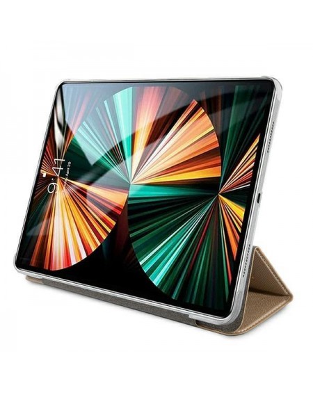 Guess GUIC12PUSASGO iPad 12,9" 2021 Book Cover złoty/gold Saffiano Collection